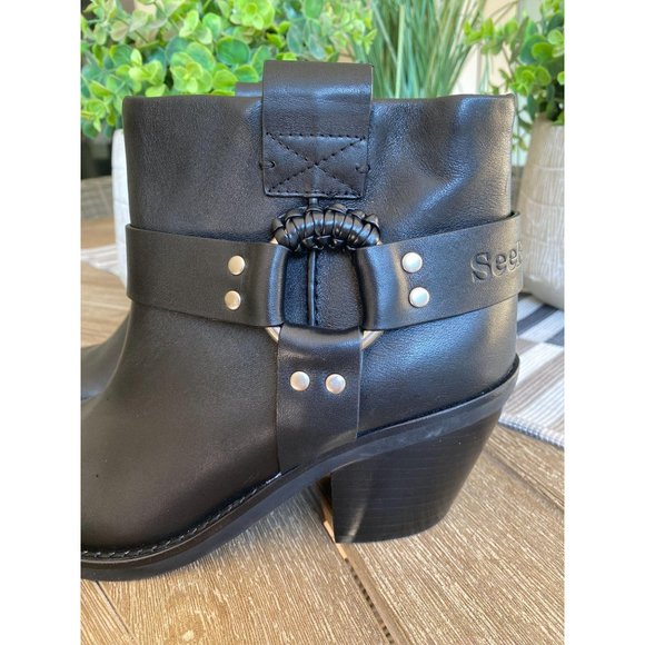 See by Chloe Eddie Ankle Western Boots NWOB 39 - Picture 8 of 14
